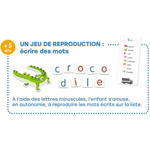 djeco apprendre des mots  - mon grand coffret des lettres 