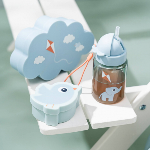 done by deer lunchbox set met drinkfles - blue -  3-delig