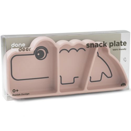 done by deer siliconen snackbord stick & stay - croco - powder