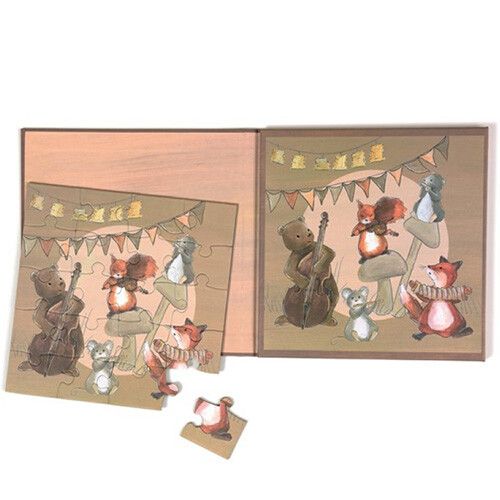 egmont toys magnetische puzzel muzikanten - 2x20st
