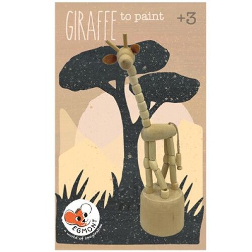 egmont toys schilderset push-up speelfiguur - giraf