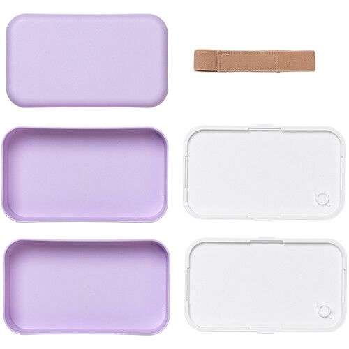 fabelab pla lunchbox 2 laags - lilac