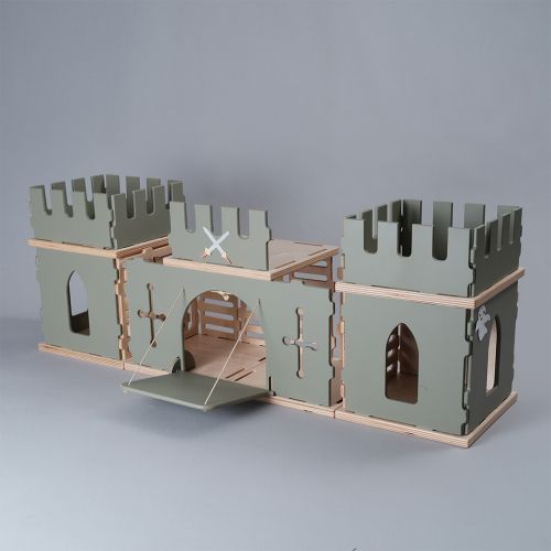 fabelab uitbreiding DIY poppenhuis - kasteel