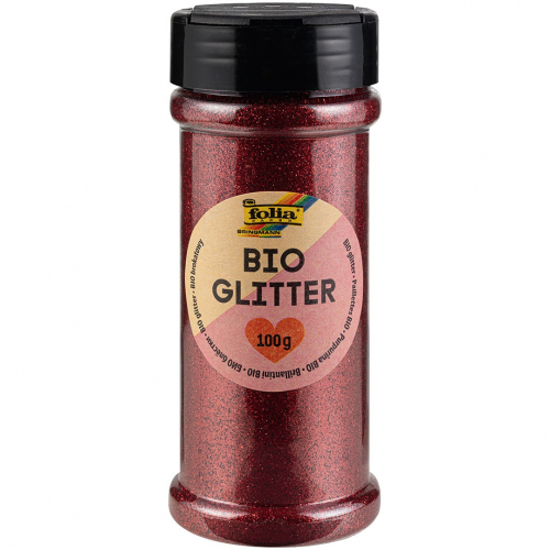 folia glitter - rood