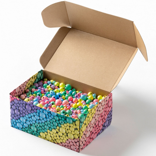 folia kralen - pastel - 1 kg