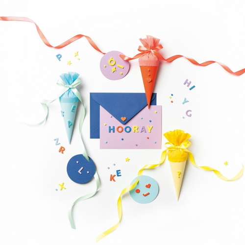 folia stickers glitter - letters - 128st