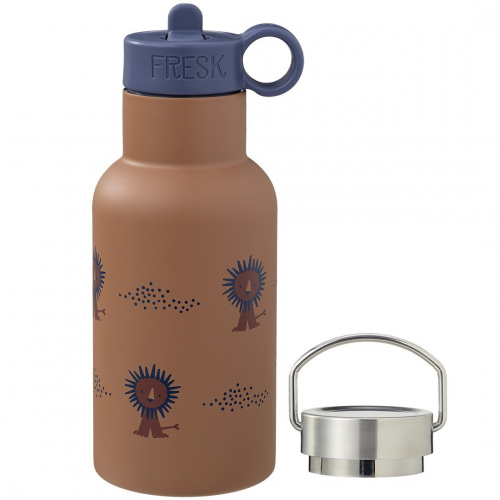 fresk thermos en acier inoxydable avec bouchon supplémentaire - lion