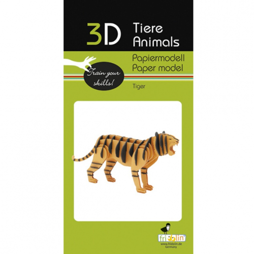 fridolin 3D bouwpakket tijger
