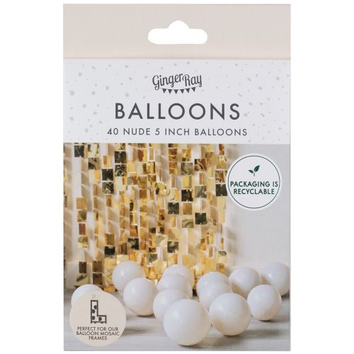 ginger ray ballonnen nude - 40st