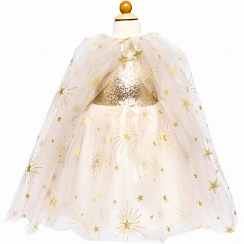 great pretenders verkleedcape golden glam - 4-6 jaar 