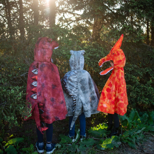 great pretenders verkleedcape met klauwen t-rex - 4-6 jaar