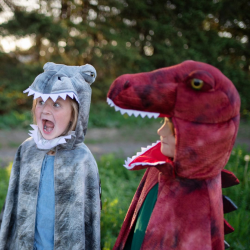 great pretenders verkleedcape met klauwen t-rex - 4-6 jaar