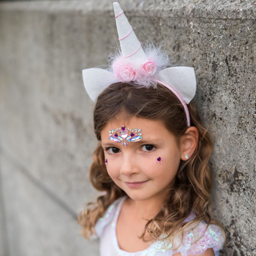 great pretenders verkleedjurk eenhoorn met diadeem - 4-6 jaar
