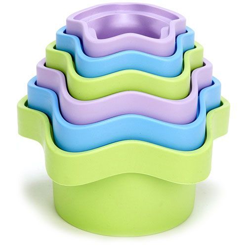 green toys stapelset stacking cups