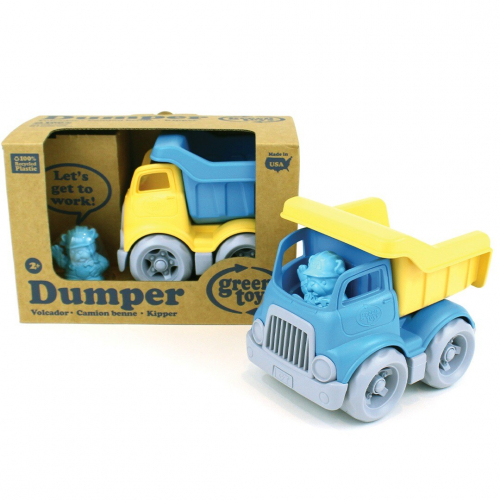 green toys kiepwagen oceanbound - blauw-geel - assorti