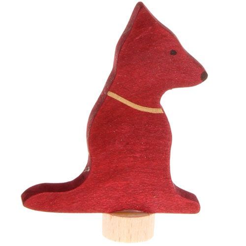 grimm's decoratie figuur - rode hond