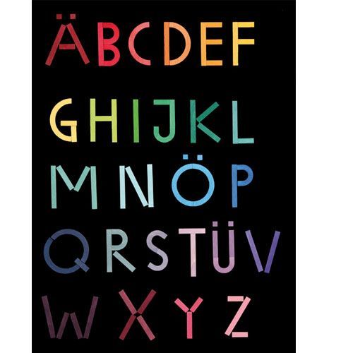 grimm's magneetpuzzel - alfabet (77st)