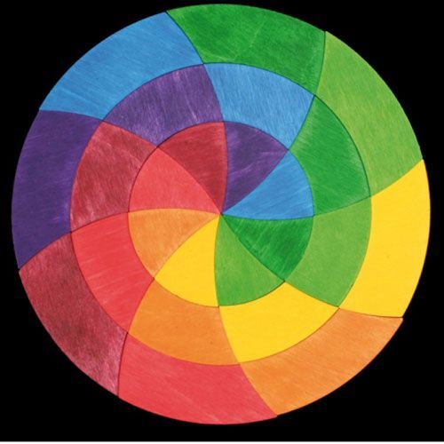 grimm's magneetpuzzel gekleurde cirkel goethe
