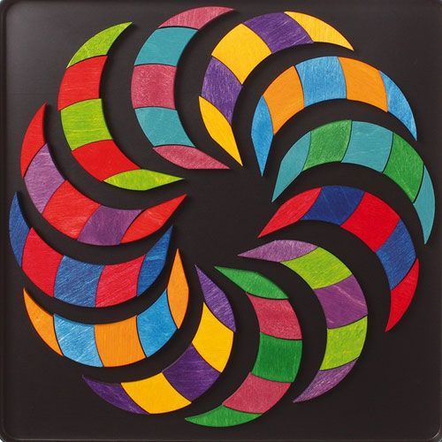 grimm's magneetpuzzel gekleurde spiraal