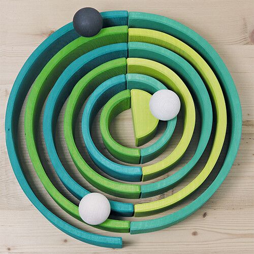 grimm's regenboog stapeltoren forest green - 12 bogen - 36 cm
