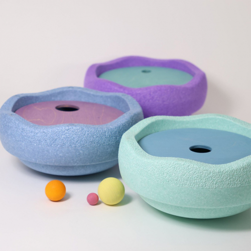 grimm's x stapelstein rolling discs - cool pastel - 3st