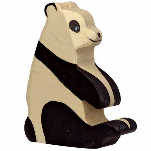 holztiger pandabeer 13 cm 
