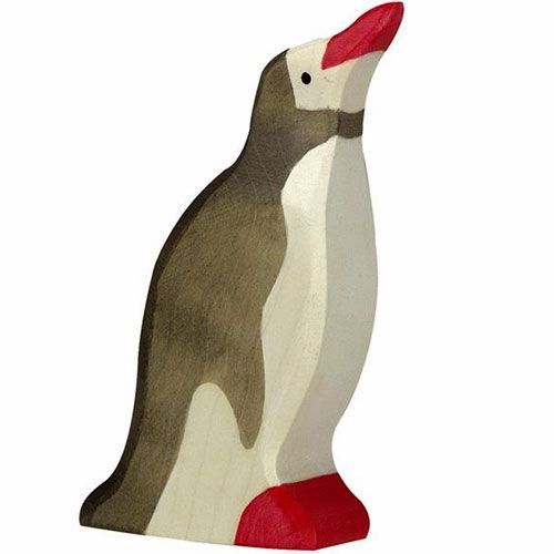 holztiger pinguïn 10 cm 