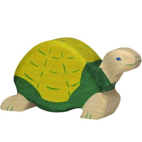 holztiger schildpad groen - 10 cm 