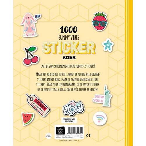 image books stickerboek 1000 sunny vibes