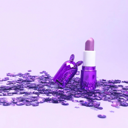 inuwet lippenbalsem metallic blackcurrant - purple