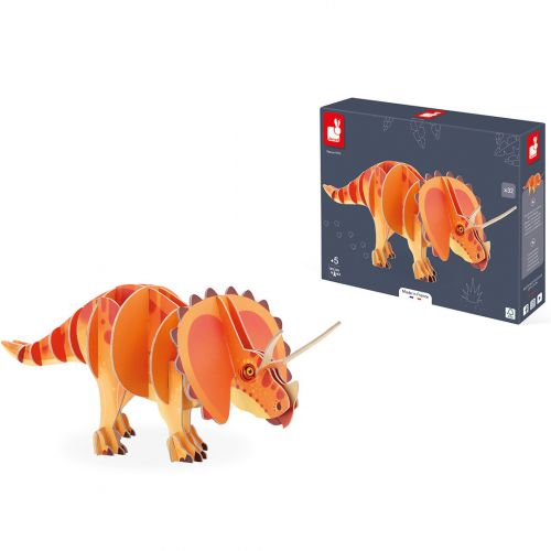 janod 3D puzzel triceratops - 32st