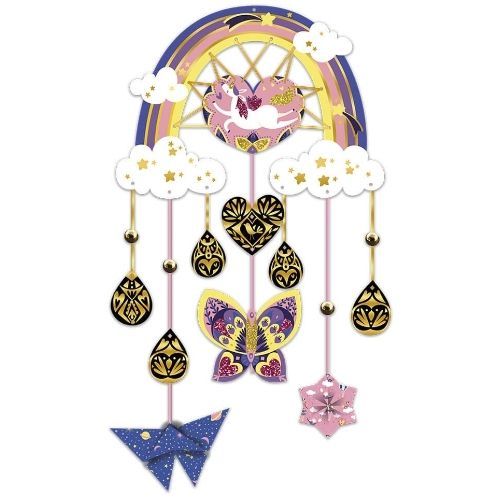 janod knutselset glittermobielen