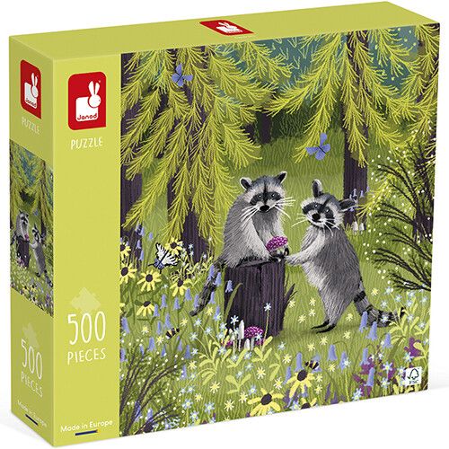 janod puzzel wasberen - 500st