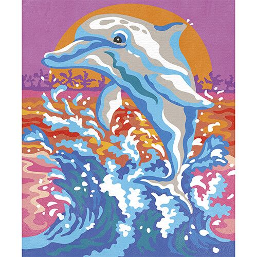 janod schilderen op nummer dolfijnen