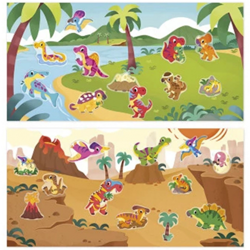 janod stickers dinosaurus herbruikbaar