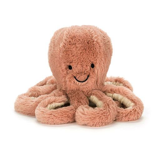 jellycat knuffel odell octopus - xs - 14 cm 