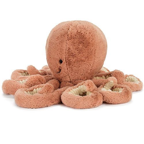 jellycat knuffel odell octopus - xxl - 75 cm