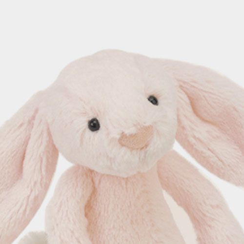 jellycat knuffelkonijn bashful blush bunny - s - 18 cm