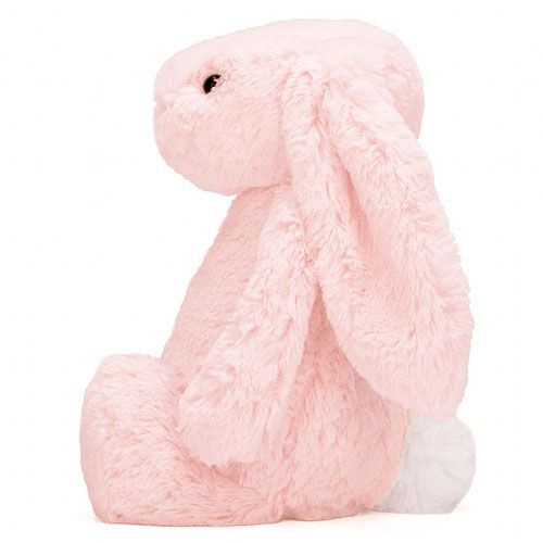 jellycat knuffelkonijn bashful bunny pink - l - 36 cm