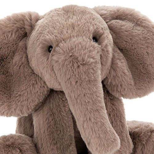 jellycat knuffelolifant smudge - m - 34 cm   