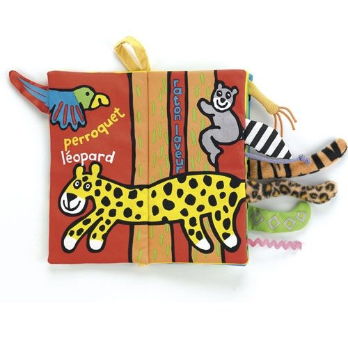 jellycat staartenboek jungledieren - coucou