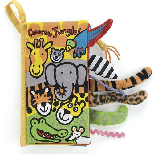 jellycat staartenboek jungledieren - coucou