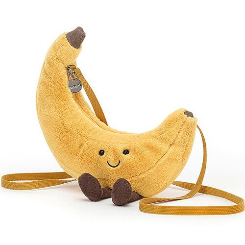 sac enfant jellycat amuseable banane - 29 cm