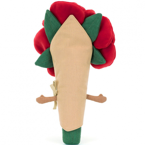 jellycat amuseables knuffelboeket rozen - 30 cm
