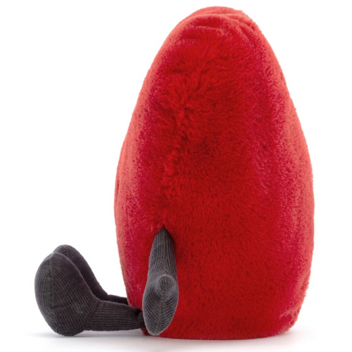 jellycat amuseables knuffelhart red - 17 cm 