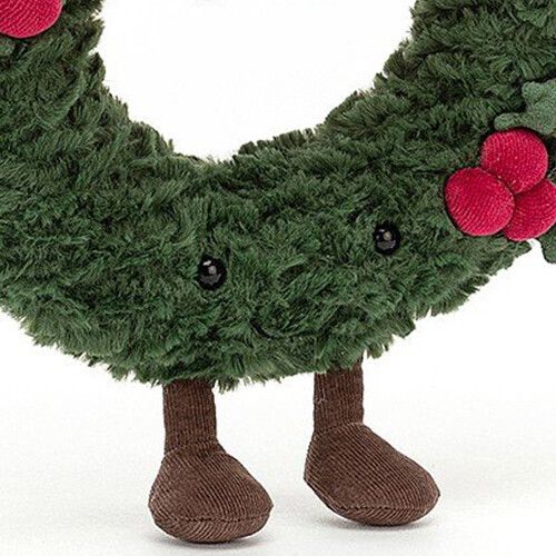 jellycat amuseables knuffelkrans kerst  - 27 cm
