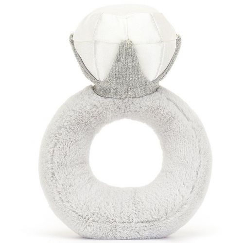 jellycat amuseables knuffelring diamant  - 20 cm