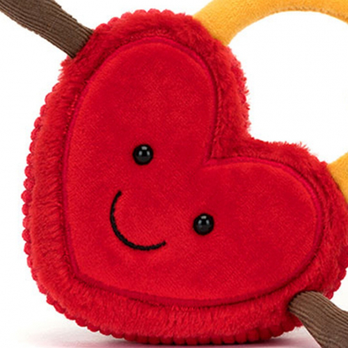 jellycat amuseables knuffelslot val en tina - 22 cm
