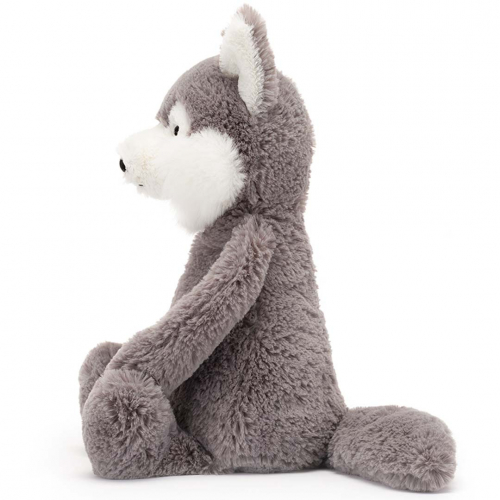 jellycat loup en peluche bashful - 31 cm