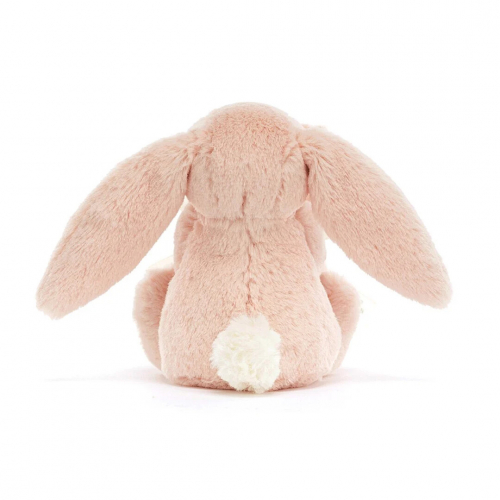 jellycat knuffeldoek bashful blush konijn - 34 cm 